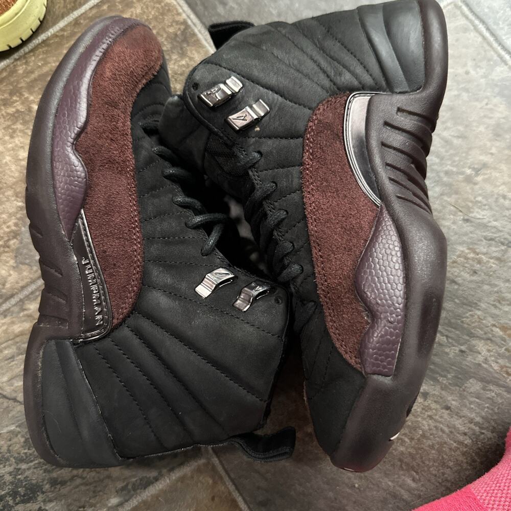 Size 6 - Jordan 12 Retro SP x A Ma Maniere Mid Black W